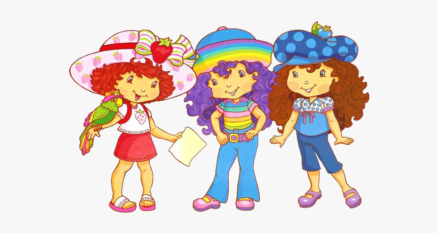 Strawberry Shortcake Drawing Clip Art - Turma Da Moranguinho Antigo, HD Png Download