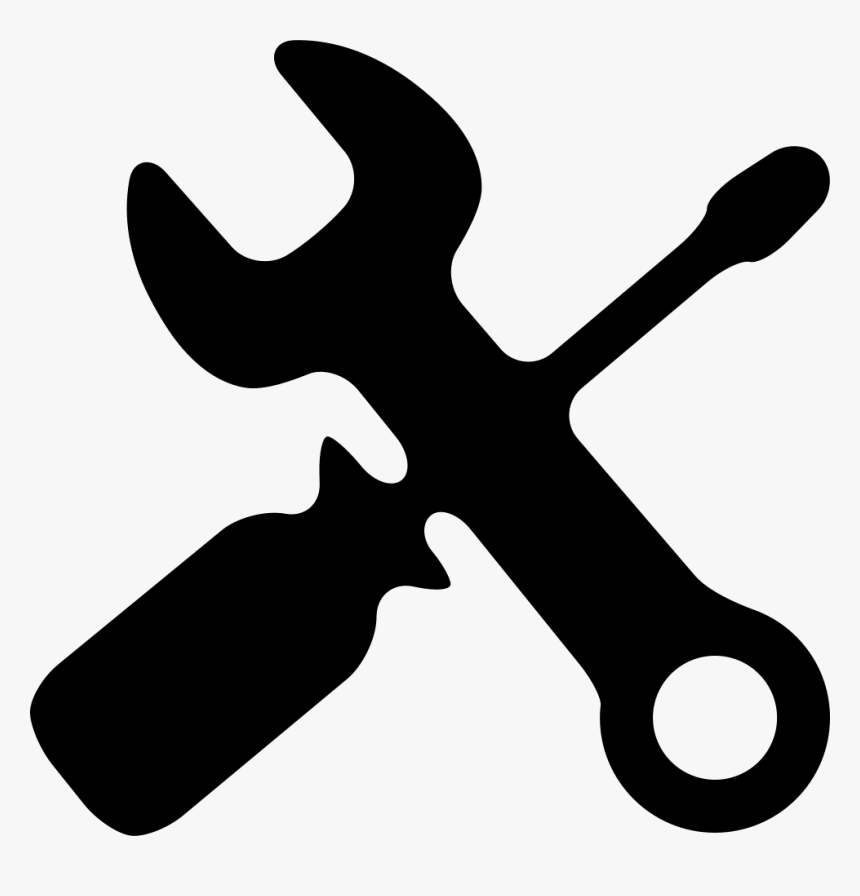 Screwdriver And Wrench Symbol - Screwdriver Wrench Png, Transparent Png