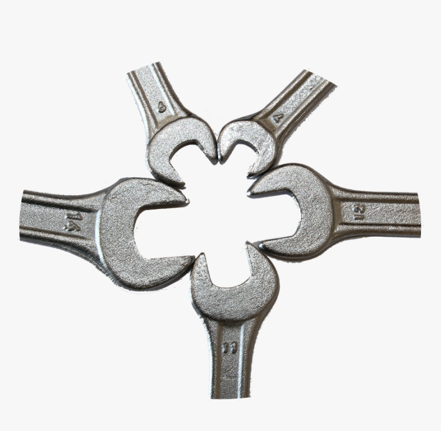 Tools Spanners Png Free Photo - Cross, Transparent Png
