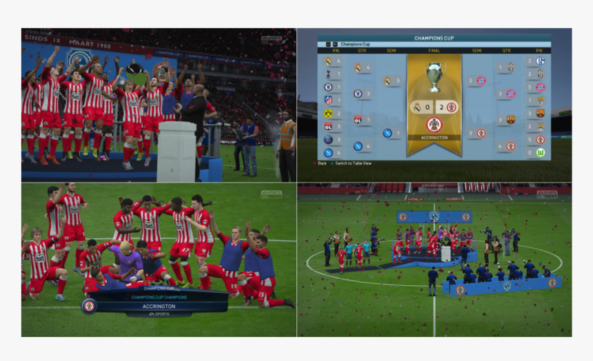 I Would Like To Thank Vaughn Dimarco For Reviewing - Fifa 17 Champions League Career Mode, HD Png Download