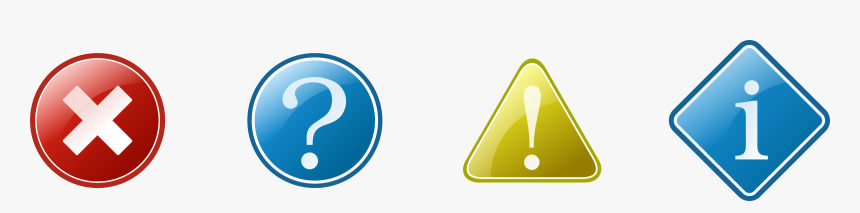 Information, Warning, Question, Exclamation, Set, Sign - Icon Error Warning Information, HD Png Download