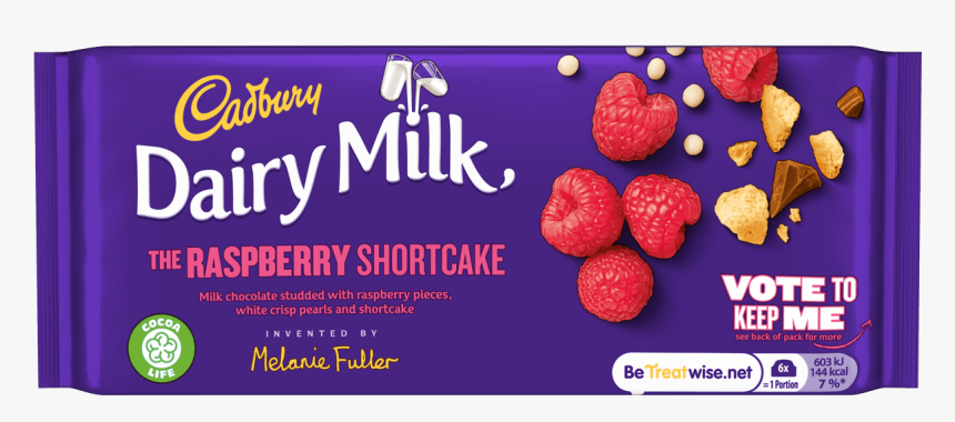 Cadbury Dairy Milk The Raspberry Shortcake 110g - Frutti Di Bosco, HD Png Download
