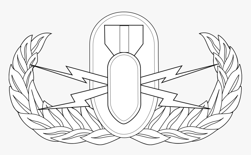 Eod Air Force Badge, HD Png Download