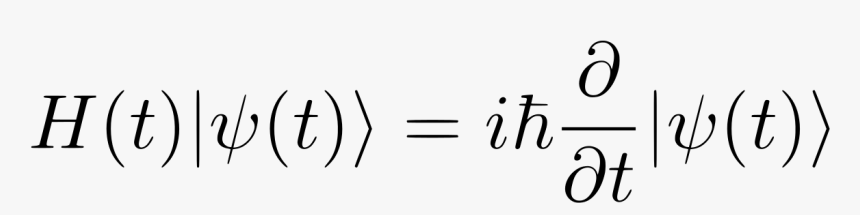 Important Equations Schrodinger - Schrodinger Equation Bra Ket Notation, HD Png Download