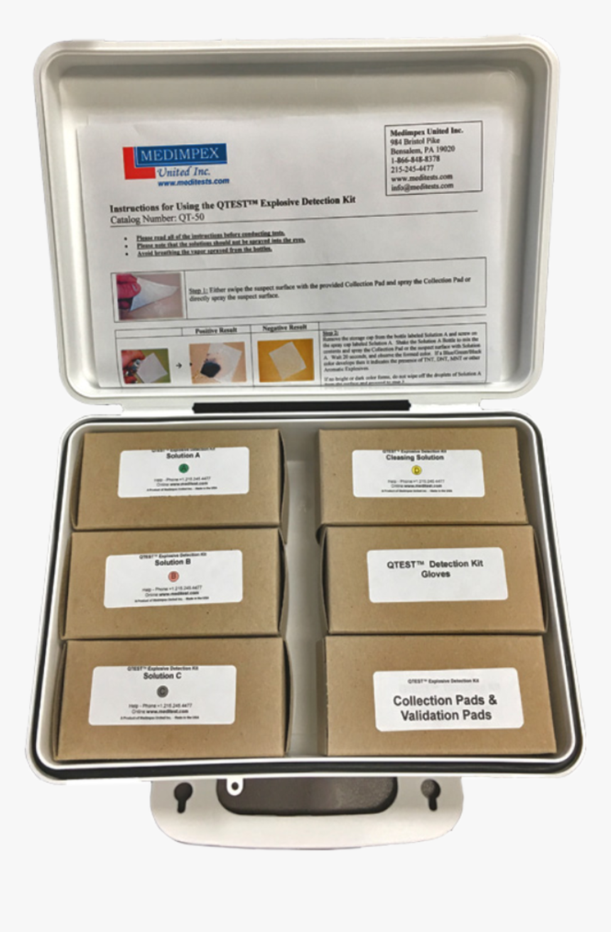 Explosives Detection Identification Kit, HD Png Download