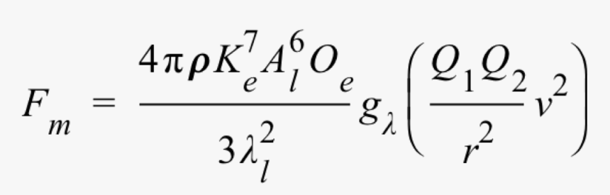 Magnetic Force - Transparent Forces Equations Equations, HD Png Download