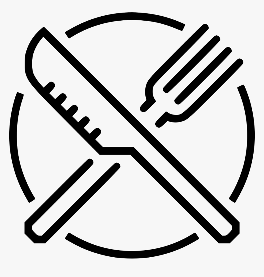 Restaurant Service - Nutrition Symbol Black White, HD Png Download