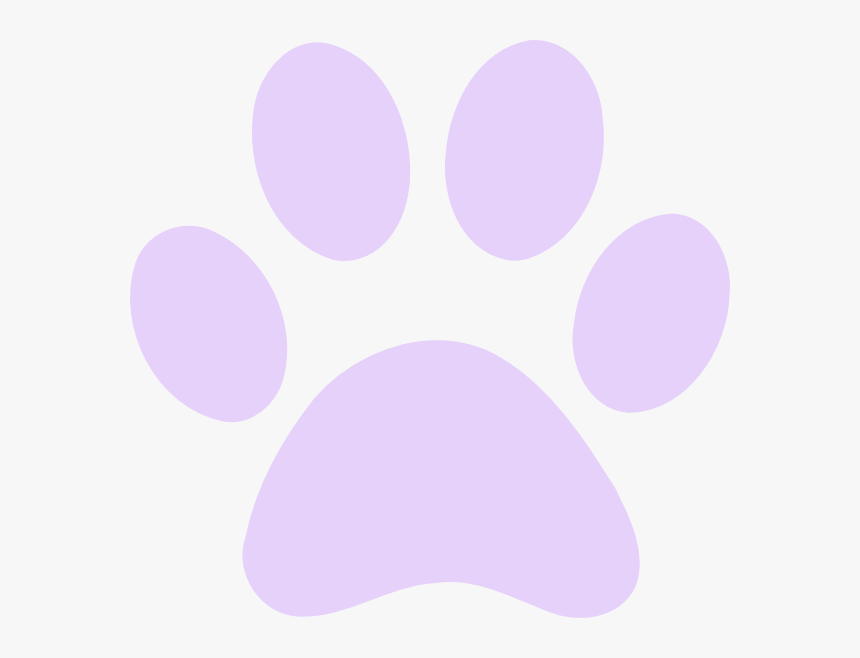 Transparent Dog Paws Png - Purple Dog Paws Clipart, Png Download