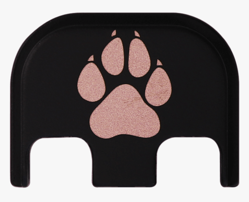 Dog Paw Copper Black Traditional Finish Back Plate - Table, HD Png Download