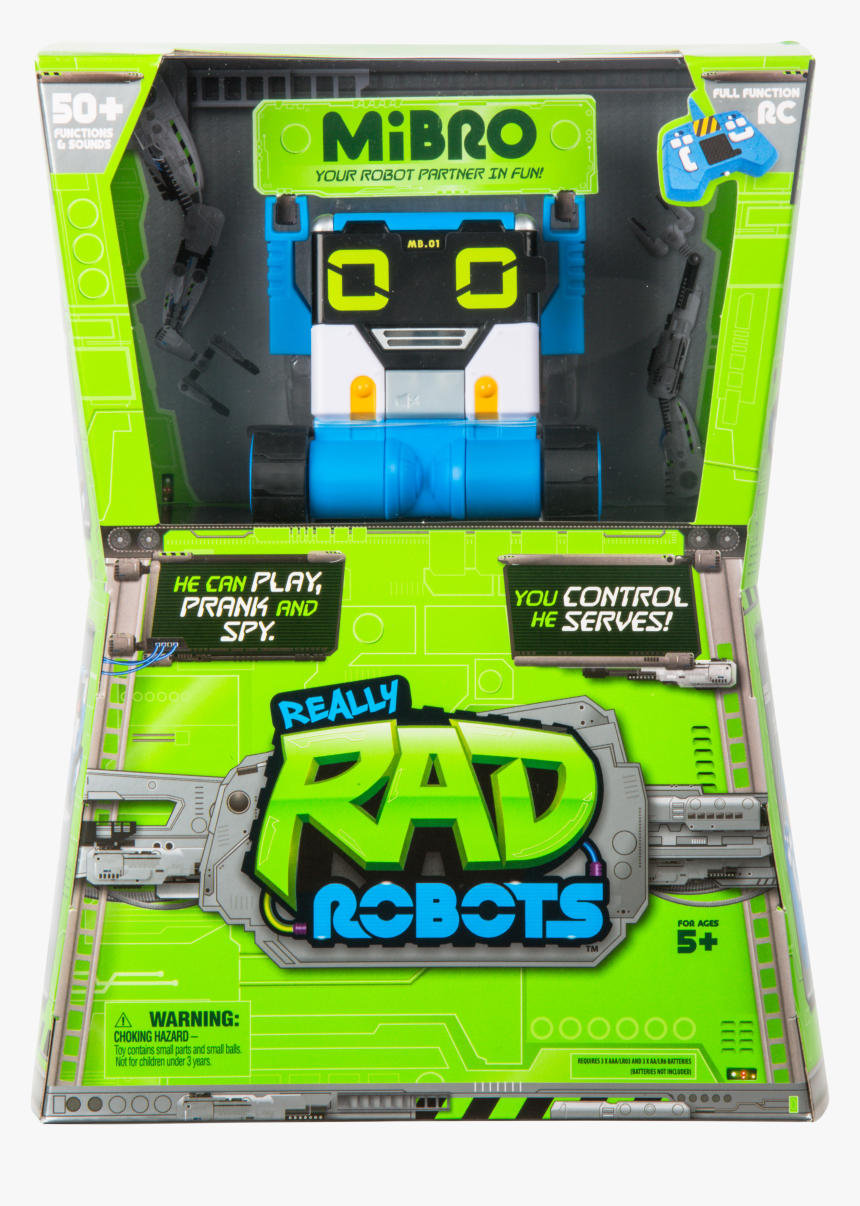 Mibro Really Rad Robots Copy - Really Rad Robots Mibro, HD Png Download