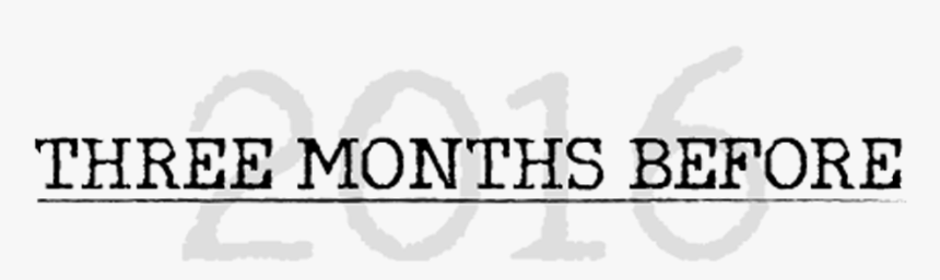 Three Months Before - Calligraphy, HD Png Download