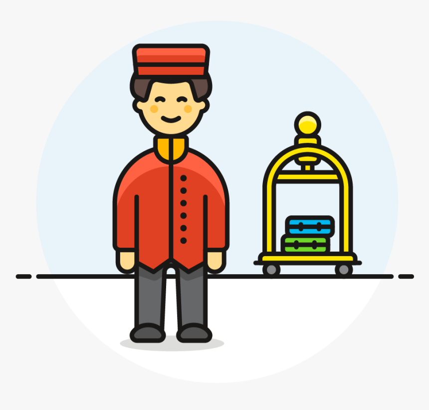 Receptionist Clipart Airport - Cartoon Pics Of Male Teacher, HD Png Download