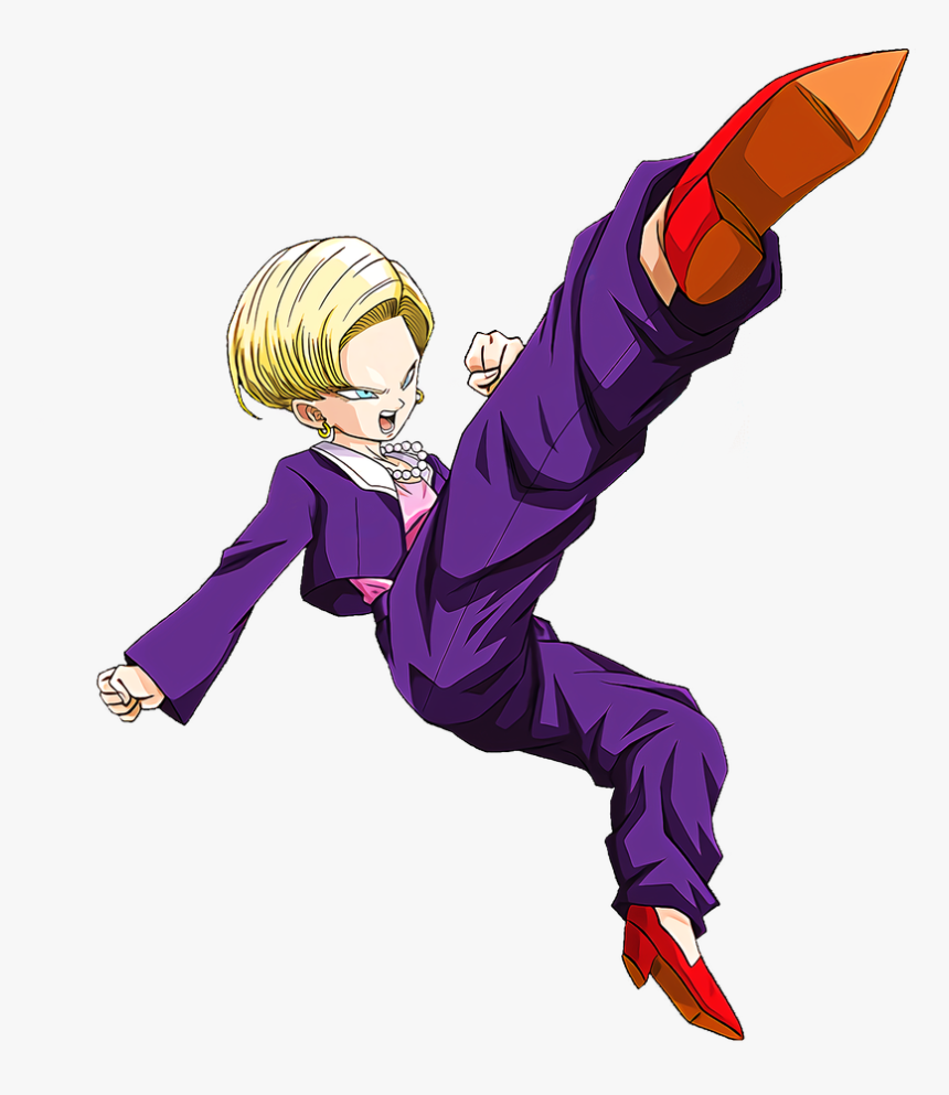 New Android 18 Dokkan, HD Png Download