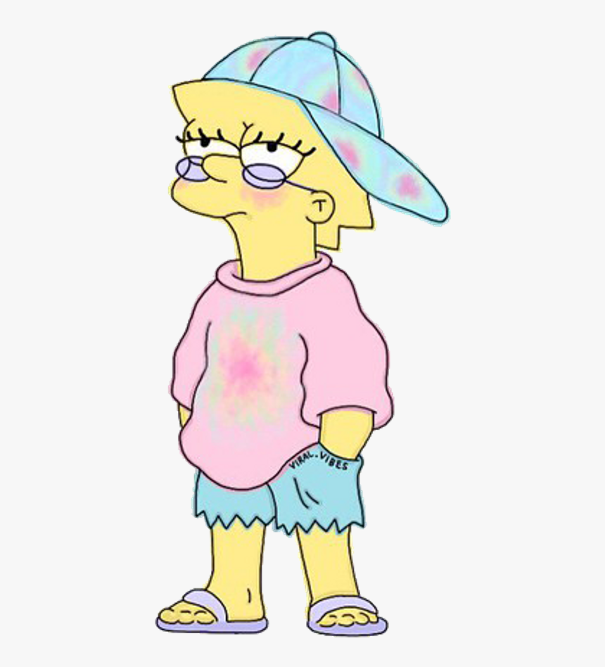 Aesthetic Clipart Lisa Simpson - Simpsons Png, Transparent Png