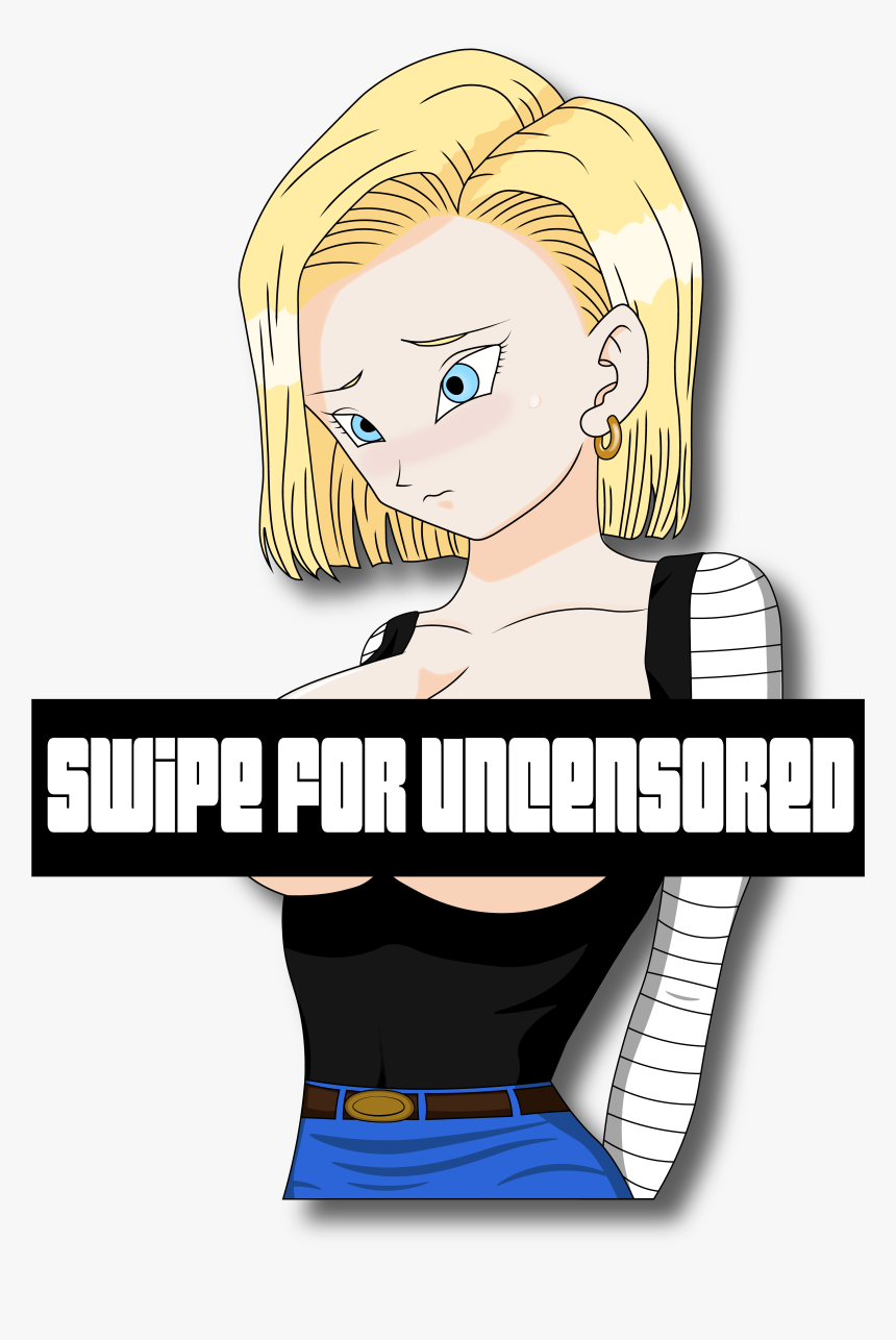 Image Of Android 18 - Cartoon, HD Png Download