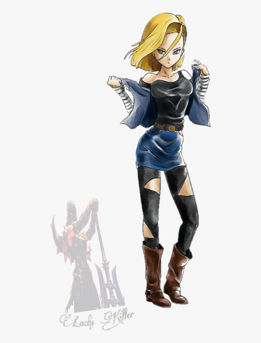 #dbz #dragonballz #dbzfanart #android18 #androide18 - Android 18, HD Png Download