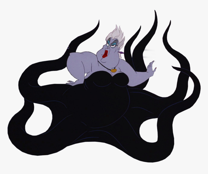 Ursula Evil Queen Villain Character Clip Art - Disney Ursula Transparent Background, HD Png Download