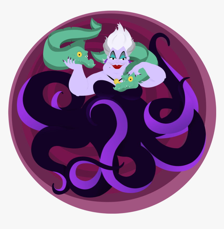 Ursula Ariel Art The Walt Disney Company Painting - Ursula Disney Art, HD Png Download