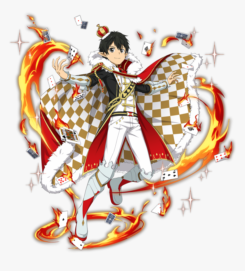 Sao Md King Of Poker Kirito , Png Download - Sao Md Poker Kirito, Transparent Png
