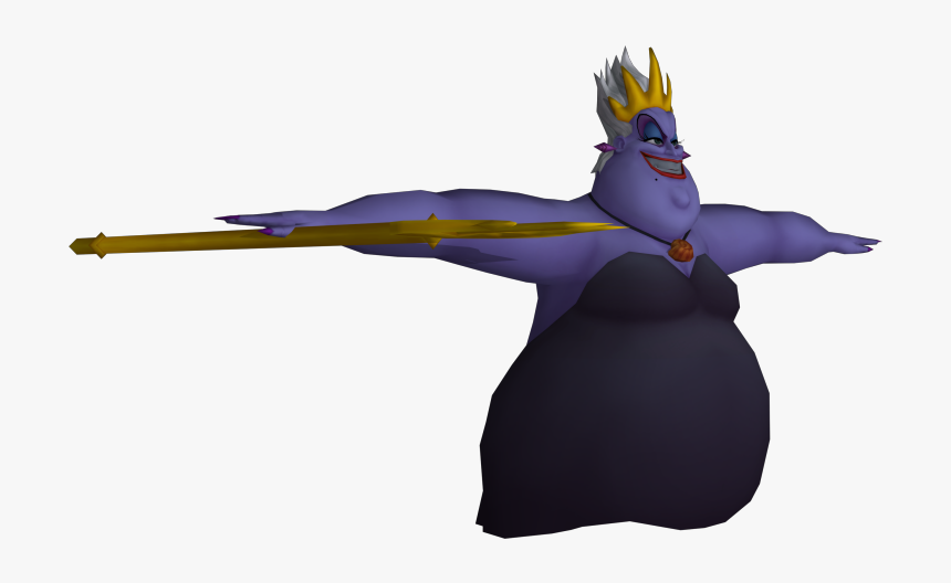 Download Zip Archive - Little Mermaid Ursula Kingdom Hearts, HD Png Download