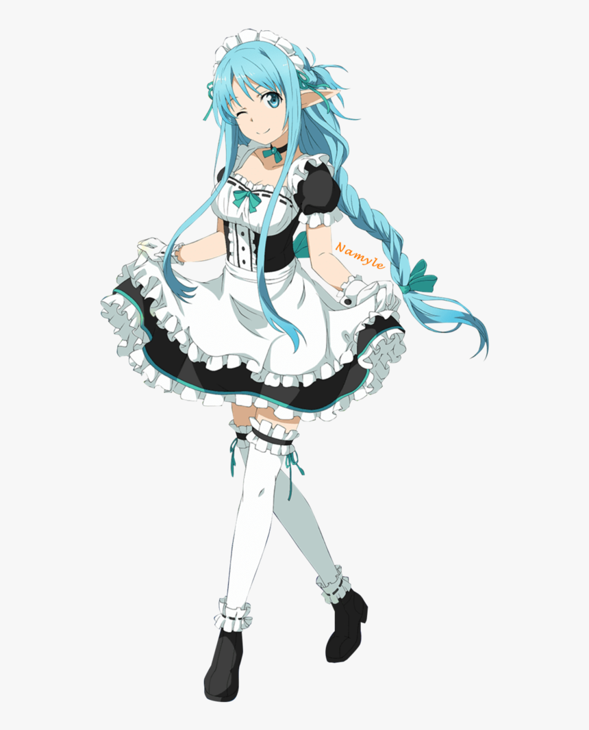 Jpg Royalty Free Collaboration Drawing Asuna Sao - Asuna Yuuki Memory Defrag, HD Png Download