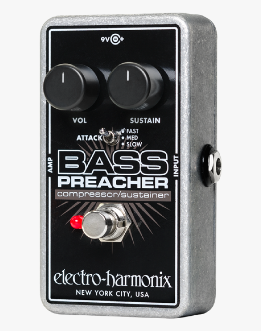 Ehx Electro Harmonix Pedal Bass Preacher - Smartphone, HD Png Download