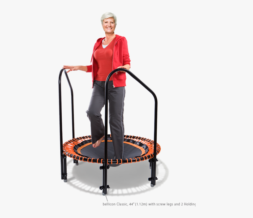 Old Woman On Trampoline, HD Png Download