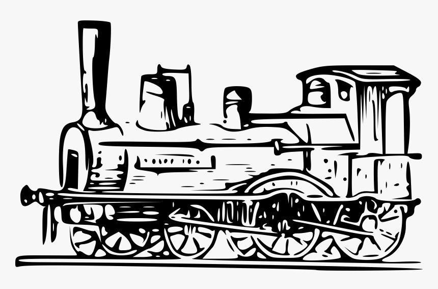 Steam Locomotive 2 Clip Arts - Steam Train Model Clipart, HD Png Download