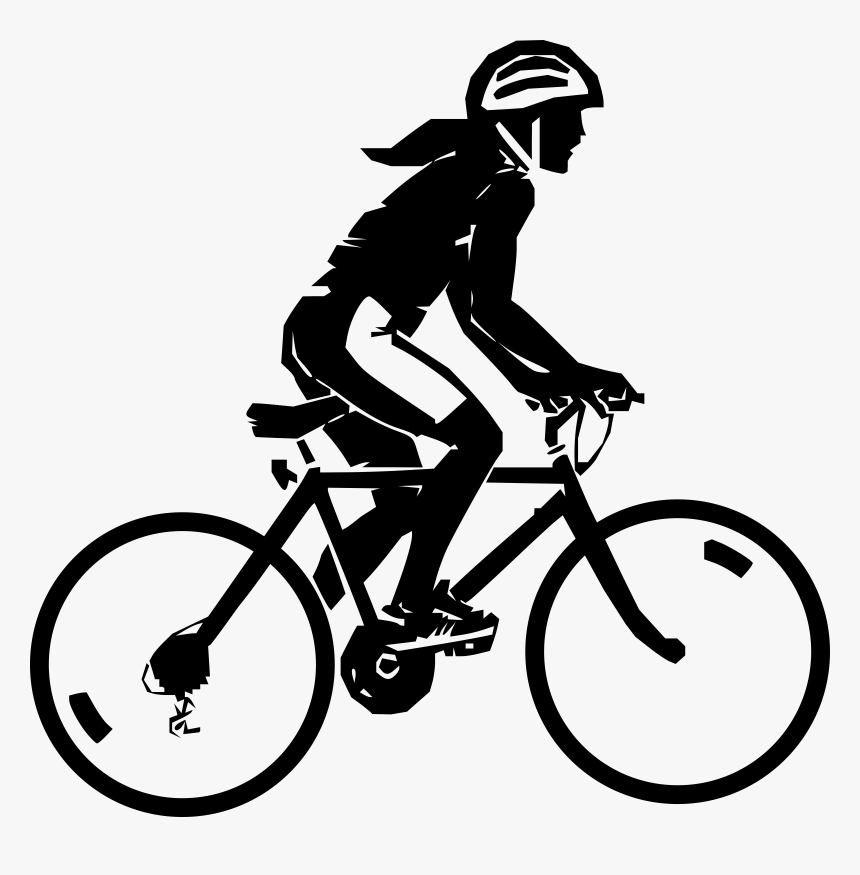 Bike Rider Png Clip Arts - Mujer En Bicicleta Png, Transparent Png