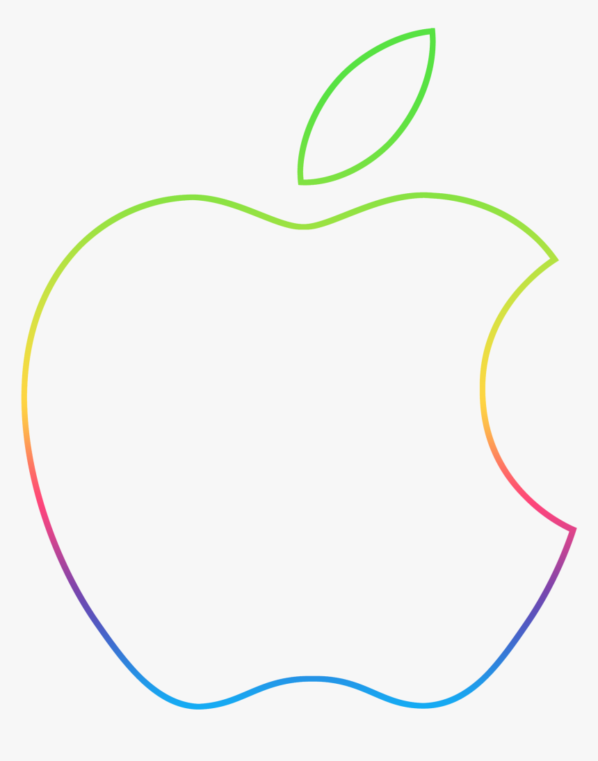 Apple Thin Line Logo Png - Mcintosh, Transparent Png