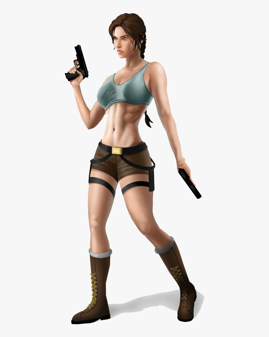 Lara Croft Animated Png, Transparent Png