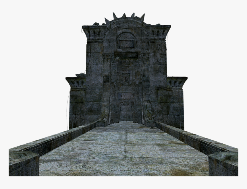Castle, Isolated, Walkway, Architecture, Fairytale - Walkway On Medieval Castle, HD Png Download