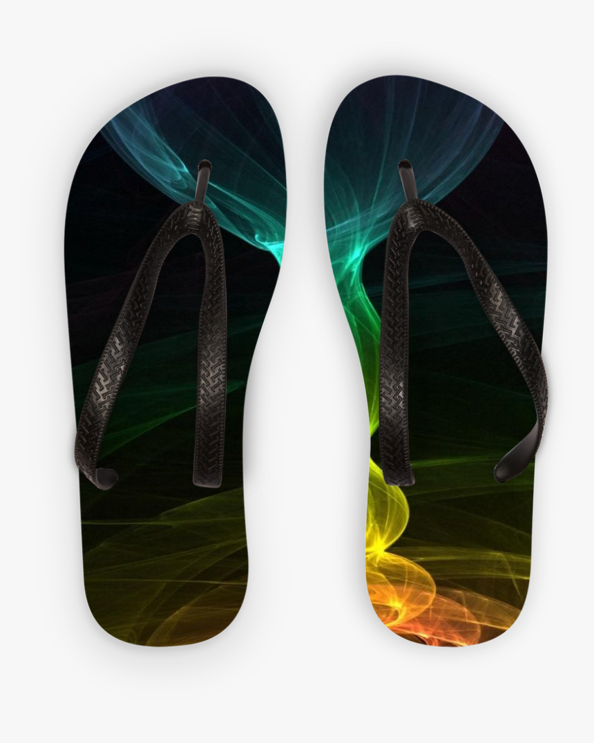 Rainbow Smoke ﻿kids Flip Flops Rainbow Smoke ﻿kids - Flip-flops, HD Png Download