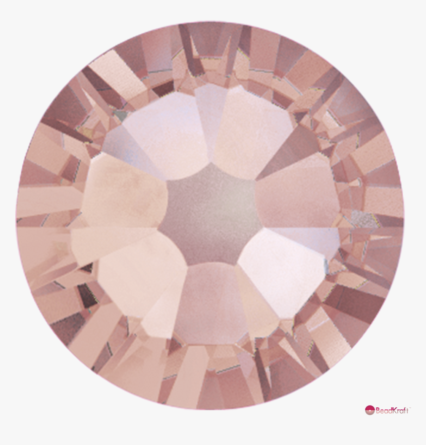 Vintage Rose-swarovski 2058 Xilion Flatback Rhinestones - Greige Swarovski Crystal, HD Png Download