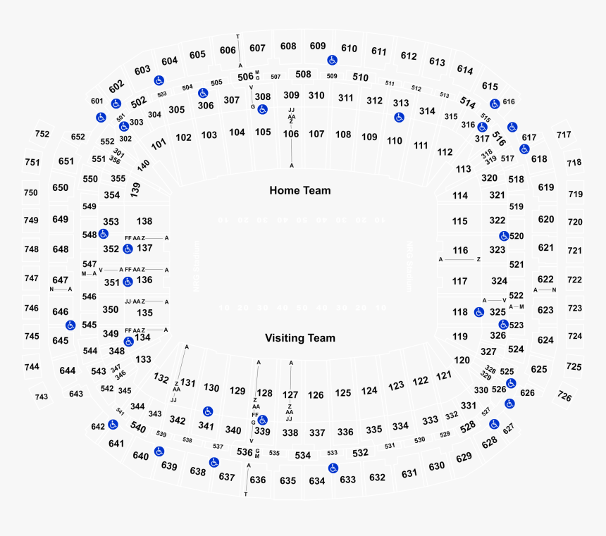 Section 525 Nrg Stadium Row D, HD Png Download
