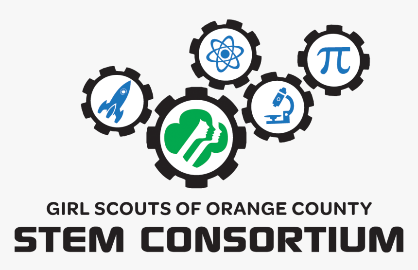 Consortium Logo Clr - Girl Scouts Stem Logo, HD Png Download