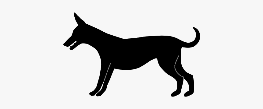 Dog Silhouette2 - English Foxhound, HD Png Download