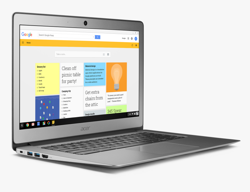 Chromebook, HD Png Download