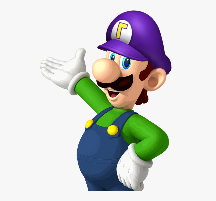 Waluigi’s Hat On Luigi - Luigi Mario Bros Png, Transparent Png