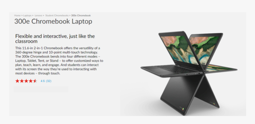 Cb - 300e Chromebook, HD Png Download