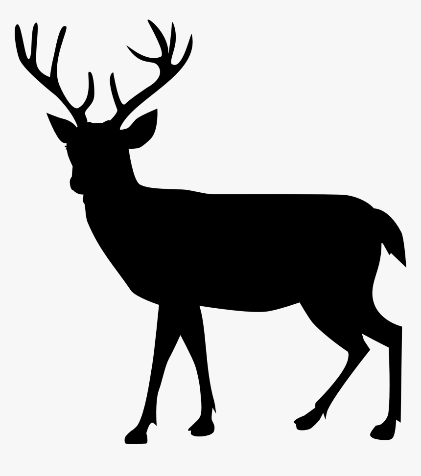 Reindeer Moose Silhouette Illustration Deer Silhouette Png Free Transparent Png Transparent Png Image Pngitem