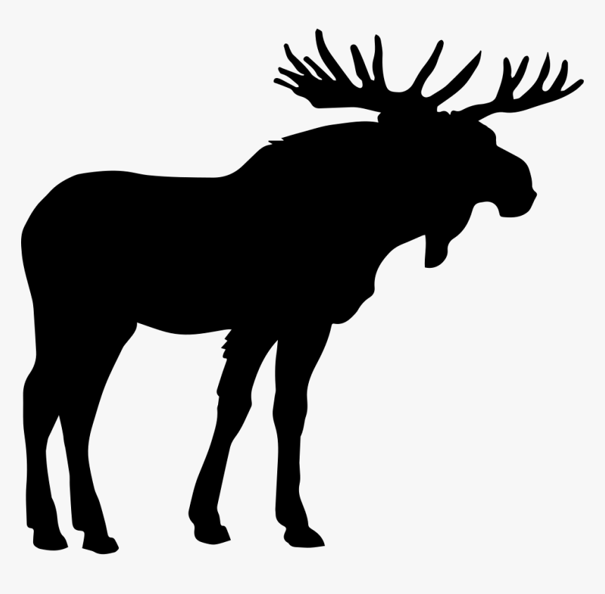 Moose Shape - Moose Icon Png, Transparent Png