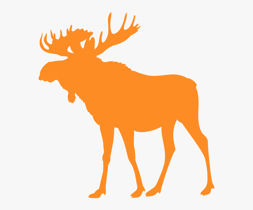 Moose Silhouette Png, Transparent Png