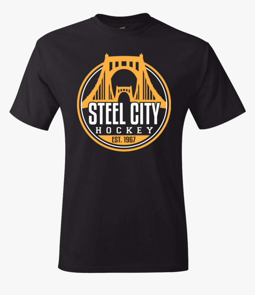 Fan Apparel Penguins Steel City Hockey Black T Shirt - Becky Lynch New Shirts, HD Png Download