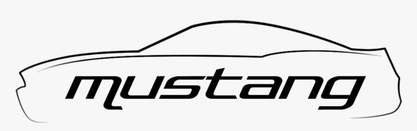 Mustang Logo By Enjoycruelty On Clipart Library - Mustang Black And White Logo, HD Png Download