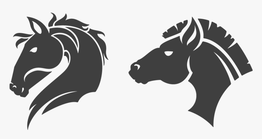 Mustang Stallion Logo Clip Art - Horse Logo Png, Transparent Png