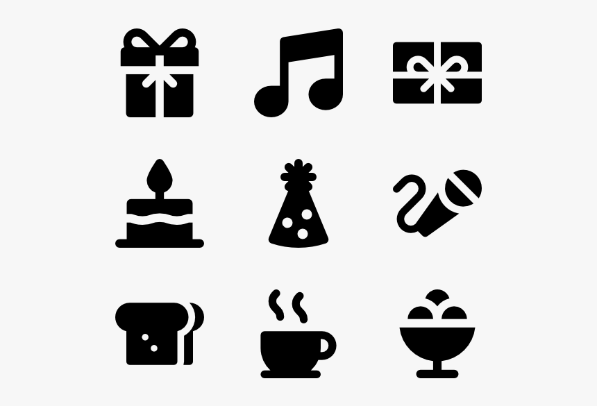 Birthday Party - Firefighter Icons, HD Png Download