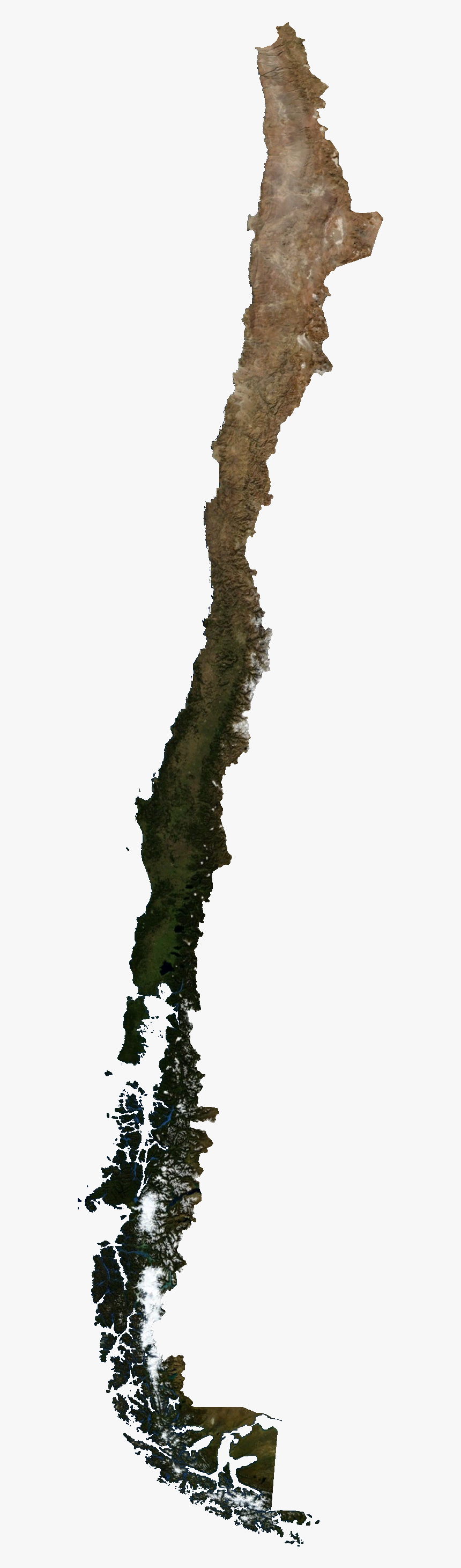 Chile Sat Map - Regiones De Chile Actualizado, HD Png Download