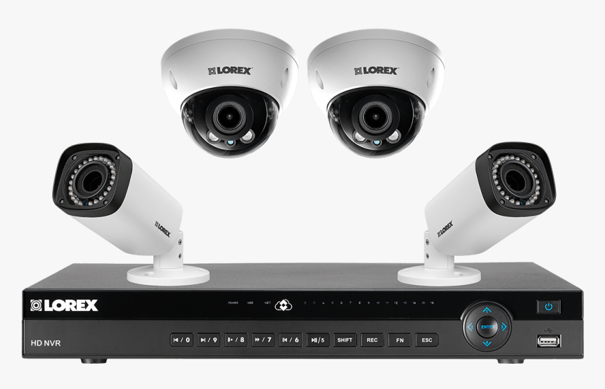 Home Security System Png Hd Image - Lorex 4k Camera System, Transparent Png