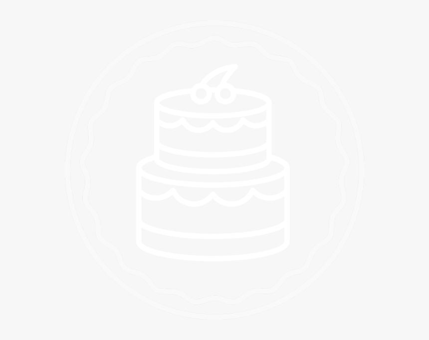Cake Logo Black And White - Twitter Cumpleaños, HD Png Download